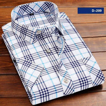 Load image into Gallery viewer, DAVYDAISY 2018 New Arrival Summer Men Shirts Man Classic Plaid Short Sleeve Shirt Fashion Casual Man camisa masculina DS241