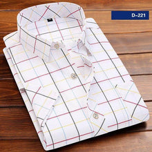 Load image into Gallery viewer, DAVYDAISY 2018 New Arrival Summer Men Shirts Man Classic Plaid Short Sleeve Shirt Fashion Casual Man camisa masculina DS241