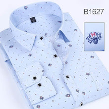 Load image into Gallery viewer, DAVYDAISY Chemise Homme Fashion Shirts Men High Quality Long Sleeve Plaid Printed Casual Shirts Men Business Clothing DS-140