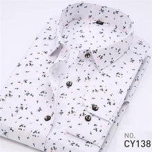 Load image into Gallery viewer, DAVYDAISY Men Shirt Long Sleeve Fashion Floral Printing Male Shirts Brand Clothing Casual shirt Man camisa masculina DS004