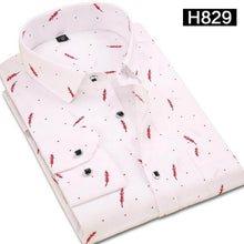 Load image into Gallery viewer, DAVYDAISY Men's Casual Shirt Autumn Full Sleeve Solid Print High Quality Social Dress Shirt Men Brand Clothing Camisa DS-110