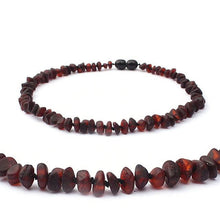 Load image into Gallery viewer, DR Classic Natural Amber Necklace Supply Certificate Authenticity Genuine Baltic Amber Stone Baby Necklace Gift 10 Color 14-33cm