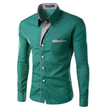 Load image into Gallery viewer, Hot Sale 2019 New Fashion Men Shirts Long Sleeve Cotton Slim Fit French Cuff Casual Male Social Dress Shirt Heren Hemden M-4XL