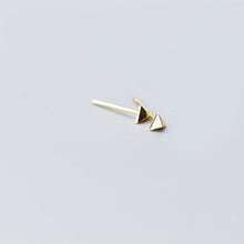 Load image into Gallery viewer, INZATT Minimalist Real 925 Sterling Silver Geometric Triangle Stud Earrings Fine Jewelry For Unisex personality Accessories Gift