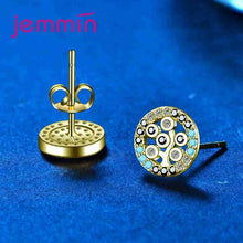 Load image into Gallery viewer, JEMMIN Trendy Stub Earrings 925 Sterling Silver Women Anniversary Appointment Jewelry Gifts Wholesale High Quality Popular