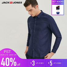 Load image into Gallery viewer, Jack & Jones Brand 2018 NEW 100% Linen slim long sleeves male shirts |217105552