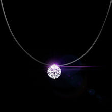 Load image into Gallery viewer, Jemmin Free Shipping Fashion 925 Silver Chain Short Women Necklaces For Party Jewelry Clear Cubic Zircon Pendant Necklaces Gift
