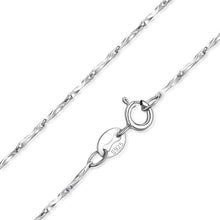 Load image into Gallery viewer, JewelryPalace 100% Genuine 925 Sterling Silver Necklace Classic Basic Silver Chains Lobster Clasp Adjustable Fashion Jewelry