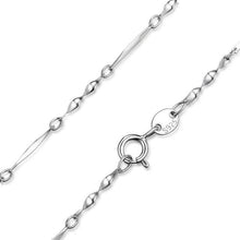Load image into Gallery viewer, JewelryPalace 100% Genuine 925 Sterling Silver Necklace Classic Basic Silver Chains Lobster Clasp Adjustable Fashion Jewelry