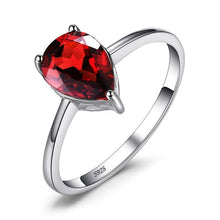 Load image into Gallery viewer, JewelryPalace Trillion 1.5ct Natural Sky Blue Topaz Birthstone Combination Ring Pure 925 Sterling Silver Senior Ladies Jewelry