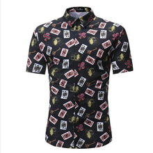 Load image into Gallery viewer, Mens Hawaiian Shirt Male Casual masculina Printed Beach Shirts Short Sleeve 2018 New Fashion Brand SizeM-3XL