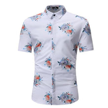 Load image into Gallery viewer, Mens Hawaiian Shirt Male Casual masculina Printed Beach Shirts Short Sleeve 2018 New Fashion Brand SizeM-3XL