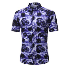 Load image into Gallery viewer, Mens Hawaiian Shirt Male Casual masculina Printed Beach Shirts Short Sleeve 2018 New Fashion Brand SizeM-3XL