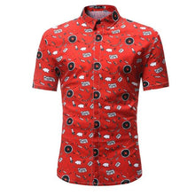 Load image into Gallery viewer, Mens Hawaiian Shirt Male Casual masculina Printed Beach Shirts Short Sleeve 2018 New Fashion Brand SizeM-3XL