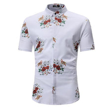 Load image into Gallery viewer, Mens Hawaiian Shirt Male Casual masculina Printed Beach Shirts Short Sleeve 2018 New Fashion Brand SizeM-3XL
