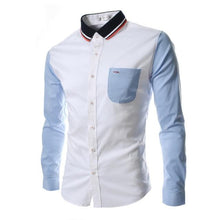 Load image into Gallery viewer, New 2018 Men's Pure Cotton Shirt Slim Fit Fashion Long Sleeve Casual Business Shirts Men Dress Shirts High Quality Camisas