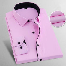 Load image into Gallery viewer, New 2018 Spring Autumn Solid Plus Size 8XL Slim Fit Cotton Men Dress Shirts Long sleeve Mens Casual Shirt Social Shirts