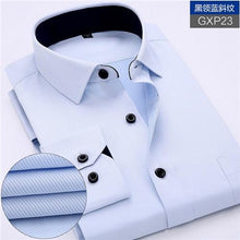 Load image into Gallery viewer, New Arrived 2018 mens work shirts Brand soft Long sleeve square collar regular striped /twill men dress shirts white male tops