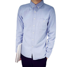 Load image into Gallery viewer, New Fashion Men Shirt Plus Size Brand Casual Solid Formal Business Shirts Male Long Sleeve Slim Fit Dress Shirt Men Clothes 2018