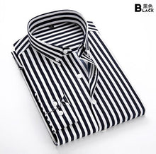 Load image into Gallery viewer, T-bird Shirt Men 2018 New Striped Long Sleeves Mens Dress Shirts Camisa Masculina Spring Summer Brand Casual Male Shirt Tops 5XL