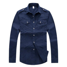 Load image into Gallery viewer, TACVASEN Autumn Military Clothing Men Tactical Shirt Summer Slim Long Sleeve Shirt Men's Cotton Shirts Casual Clothes TD-LHZ-005