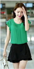 画像をギャラリービューアに読み込む, Women Blouse 2015 Summer Casual Plus Size Women Tops Fashion 2015 Chiffon Blouse Bat Sleeve Shirt Slim Blusa Feminina