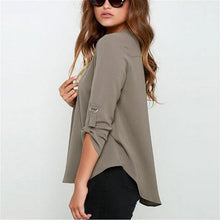 Load image into Gallery viewer, Women Blouse Women's Shirt 2018 Womens Tops and Blouses Blusa Feminina Shirts Long Sleeve Chiffon Blouse Blusas Feminina Clothes