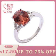 Load image into Gallery viewer, Zultanite Sterling Silver Women Ring Created Diaspore S925 Ring Color Changes Stone Special Design Wedding Birthday Gifts