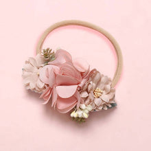 Load image into Gallery viewer, BalleenShiny Fashion Florals Headband Newborn Baby Elastic Princess Hairbands Child Kids Pearl Fresh Style Cute Headwear Gifts