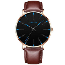 Load image into Gallery viewer, 2020 Minimalist Men's Fashion Ultra Thin Watches Simple Men Business Stainless Steel Mesh Belt Quartz Watch Relogio Masculino