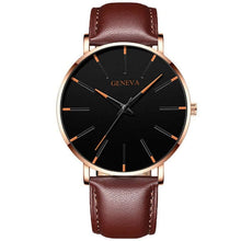 Load image into Gallery viewer, 2020 Minimalist Men's Fashion Ultra Thin Watches Simple Men Business Stainless Steel Mesh Belt Quartz Watch Relogio Masculino