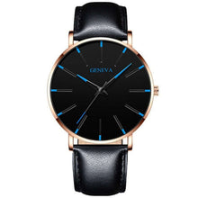 Load image into Gallery viewer, 2020 Minimalist Men's Fashion Ultra Thin Watches Simple Men Business Stainless Steel Mesh Belt Quartz Watch Relogio Masculino