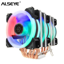 Load image into Gallery viewer, ALSEYE ST-90 CPU Cooler 6 Heatpipe with RGB 4pin CPU Fan High Quality CPU Cooling New Arrival