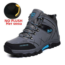 Load image into Gallery viewer, Brand Men Winter Snow Boots Waterproof Leather Sneakers Super Warm Men's Boots Outdoor Male Hiking Boots Work Shoes Size 39-47