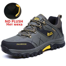 Load image into Gallery viewer, Brand Men Winter Snow Boots Waterproof Leather Sneakers Super Warm Men's Boots Outdoor Male Hiking Boots Work Shoes Size 39-47