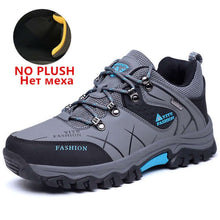 Load image into Gallery viewer, Brand Men Winter Snow Boots Waterproof Leather Sneakers Super Warm Men's Boots Outdoor Male Hiking Boots Work Shoes Size 39-47