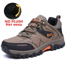 Load image into Gallery viewer, Brand Men Winter Snow Boots Waterproof Leather Sneakers Super Warm Men's Boots Outdoor Male Hiking Boots Work Shoes Size 39-47