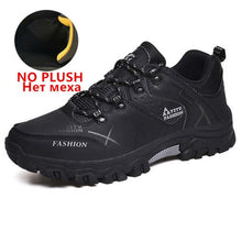 Load image into Gallery viewer, Brand Men Winter Snow Boots Waterproof Leather Sneakers Super Warm Men's Boots Outdoor Male Hiking Boots Work Shoes Size 39-47