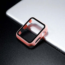 Load image into Gallery viewer, cover For Apple Watch case 44mm 40mm iWatch 42mm 38mm bumper Tempered Glass 44 42 38 42 mm for apple watch series 4 3 5 SE 6