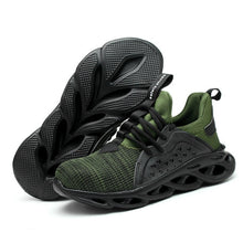 Load image into Gallery viewer, Leoxose Men Light Sneaker Indestructible Steel Toe Soft Anti-piercing Work Boots Men Shoes New Breathable Mesh Safety Shoes