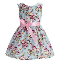 Load image into Gallery viewer, Floral Cotton Children Toddler Girls Dress Beach Summer 2017;Casual Glower Princess Teenage Kids Dress Girl bebe Vestido Party