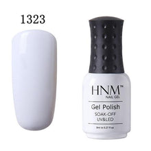 Load image into Gallery viewer, HNM 8ml UV Gel Nail Polish Soak Off Gel Polish 58 Colors GelLak Hybrid Varnish Semi Permanent Gelpolish Lucky Enamel Gel ink