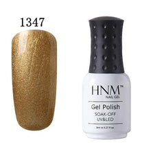 Load image into Gallery viewer, HNM 8ml UV Gel Nail Polish Soak Off Gel Polish 58 Colors GelLak Hybrid Varnish Semi Permanent Gelpolish Lucky Enamel Gel ink