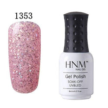 Load image into Gallery viewer, HNM 8ml UV Gel Nail Polish Soak Off Gel Polish 58 Colors GelLak Hybrid Varnish Semi Permanent Gelpolish Lucky Enamel Gel ink