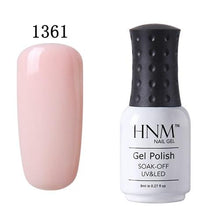 Load image into Gallery viewer, HNM 8ml UV Gel Nail Polish Soak Off Gel Polish 58 Colors GelLak Hybrid Varnish Semi Permanent Gelpolish Lucky Enamel Gel ink