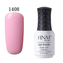 Load image into Gallery viewer, HNM 8ml UV Gel Nail Polish Soak Off Gel Polish 58 Colors GelLak Hybrid Varnish Semi Permanent Gelpolish Lucky Enamel Gel ink