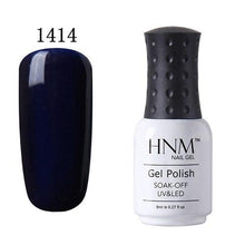 Load image into Gallery viewer, HNM 8ml UV Gel Nail Polish Soak Off Gel Polish 58 Colors GelLak Hybrid Varnish Semi Permanent Gelpolish Lucky Enamel Gel ink