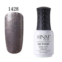 Load image into Gallery viewer, HNM 8ml UV Gel Nail Polish Soak Off Gel Polish 58 Colors GelLak Hybrid Varnish Semi Permanent Gelpolish Lucky Enamel Gel ink