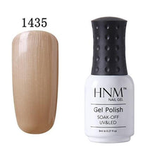 Load image into Gallery viewer, HNM 8ml UV Gel Nail Polish Soak Off Gel Polish 58 Colors GelLak Hybrid Varnish Semi Permanent Gelpolish Lucky Enamel Gel ink