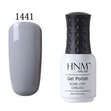 Load image into Gallery viewer, HNM 8ml UV Gel Nail Polish Soak Off Gel Polish 58 Colors GelLak Hybrid Varnish Semi Permanent Gelpolish Lucky Enamel Gel ink